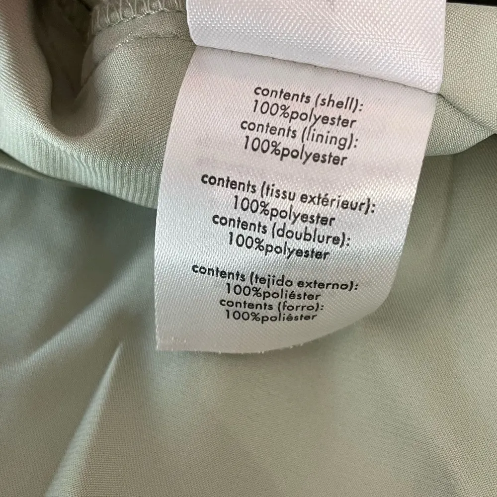 WeWoreWhat Corset High Low Maxi in Fog Green Satin Charmeuse Women’s Sz 4 - Image 6