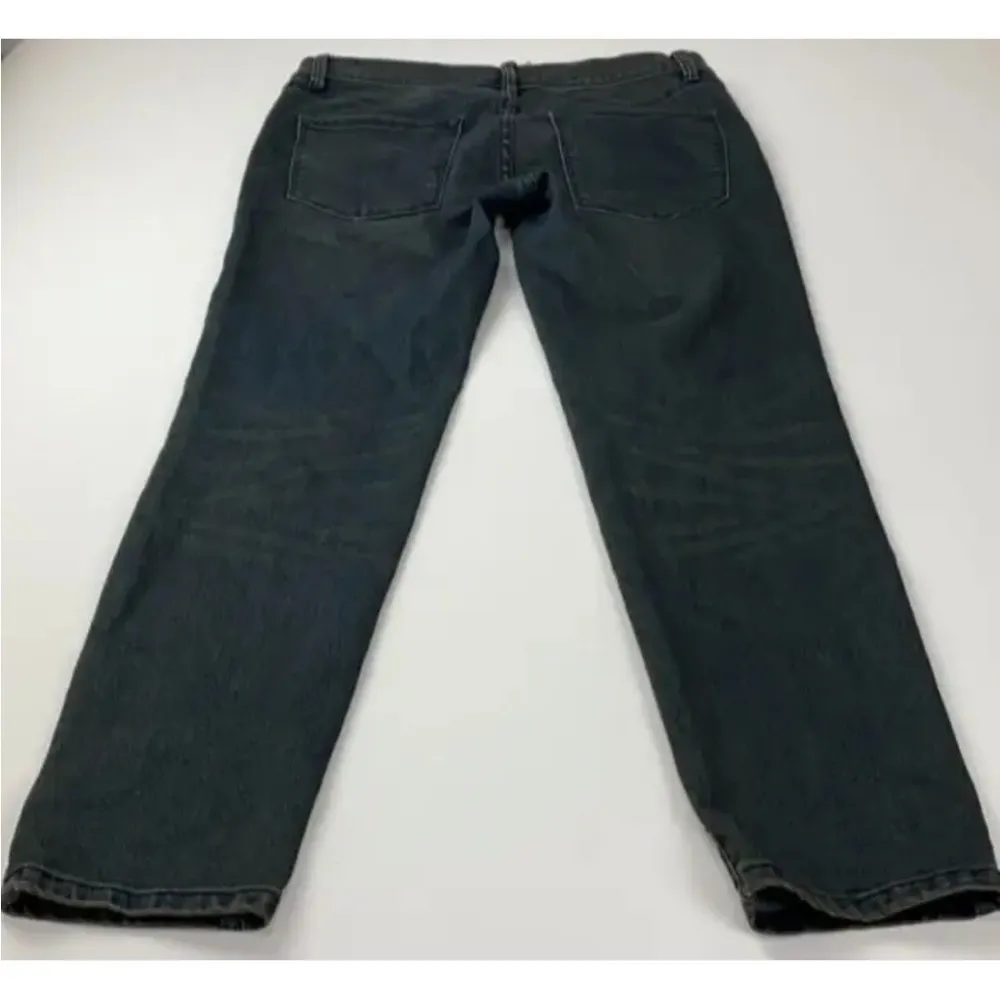 Free People #61855-16515125 Dark Wash Skinny Crop Ankle Jean Size 27 - Image 9