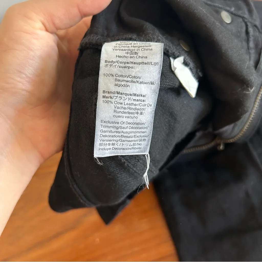 Madewell The Petite Perfect Vintage Jean in Stone Black: Knee-Slit Edition - Image 12