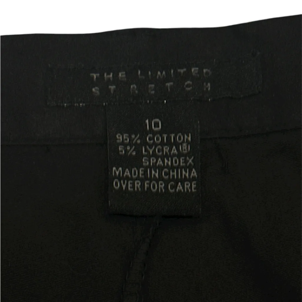 The Limited Black Wide Leg Pants Trousers Women's Size 10 - Image 3