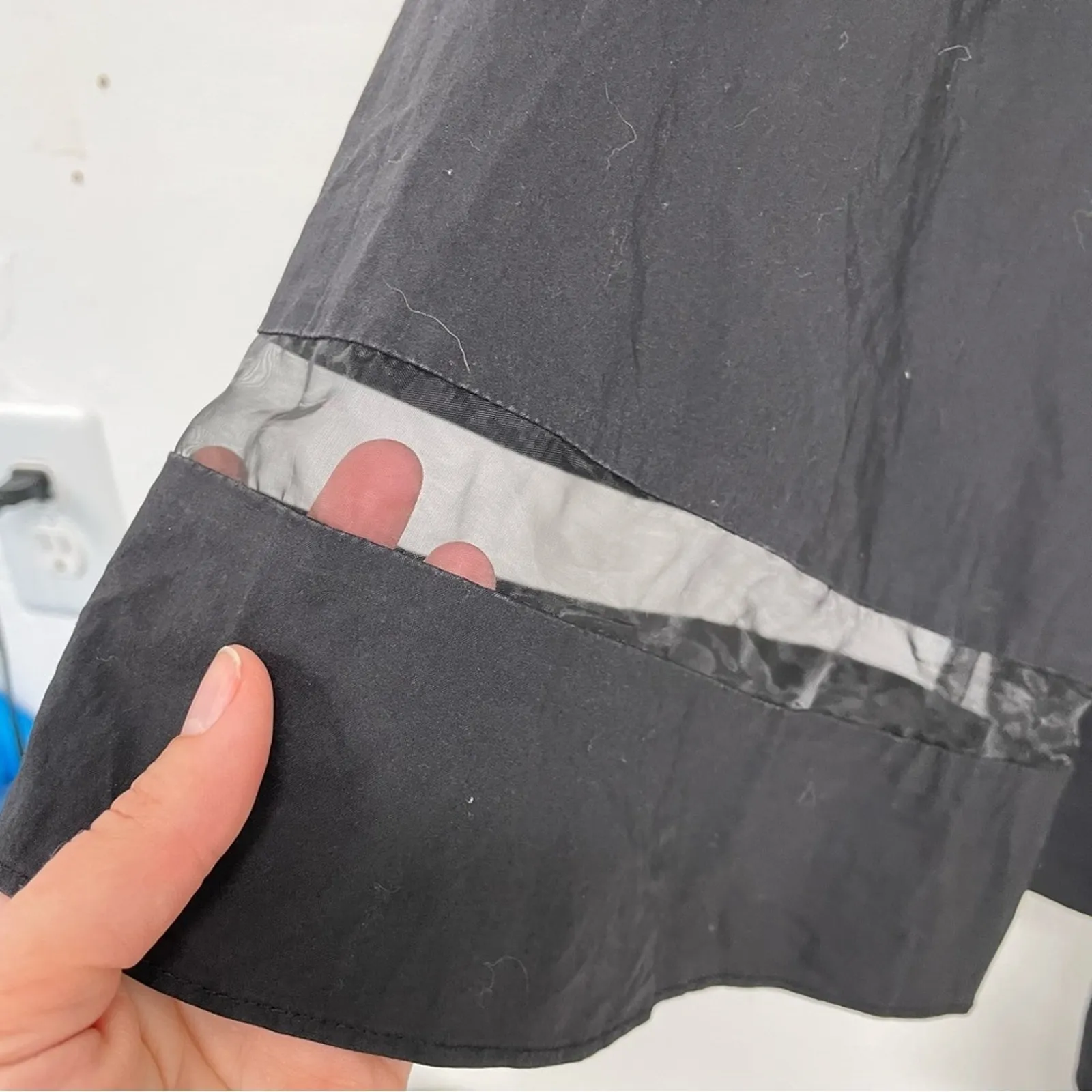 Eloquii Black Bell Sleeve Sheer Cut Outs Blouse Womens 24 Whimsigoth Shirt Top - Image 2