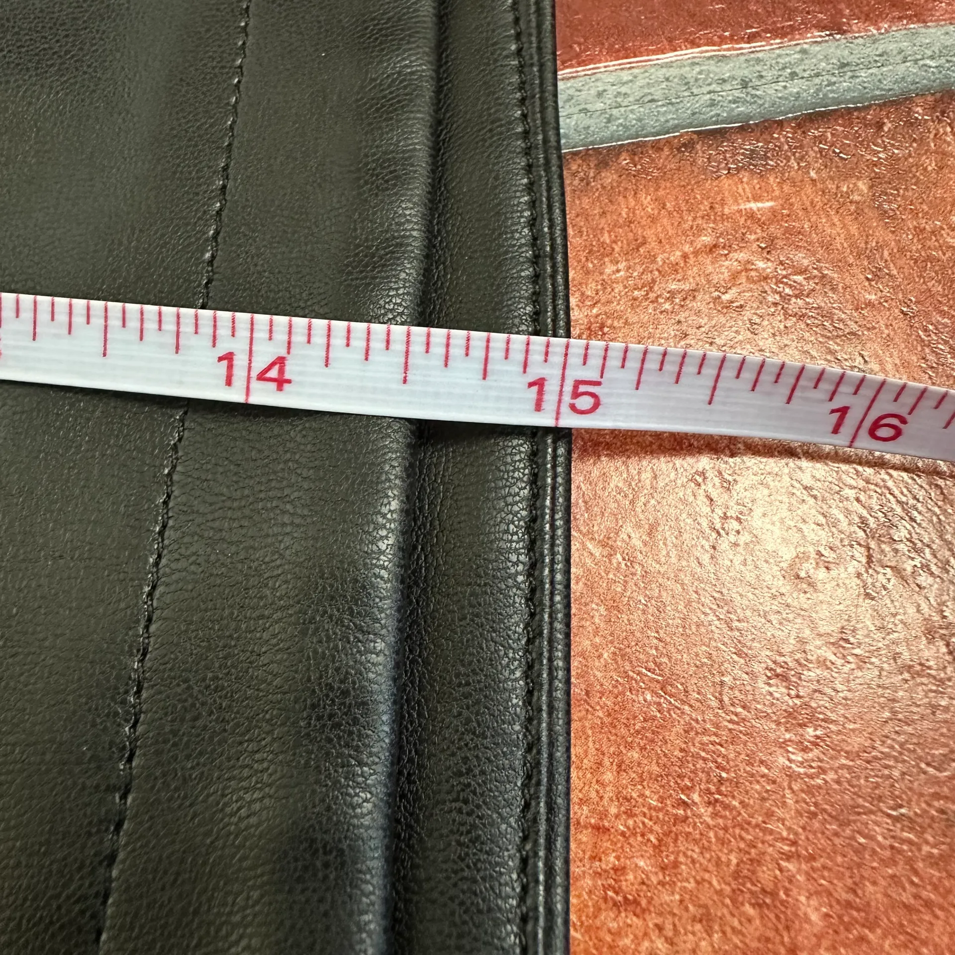 Pistola Black Vegan Leather Tera Mini Skirt Size 25 - Image 6