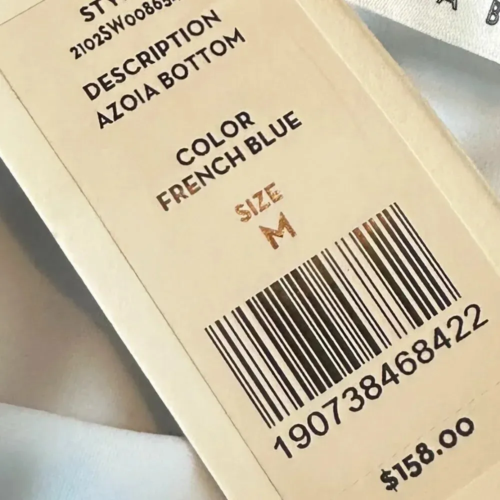 Veronica Beard Azoia Swimsuit Bottom Bathing Suit French Blue Size Medium NWT - Image 13