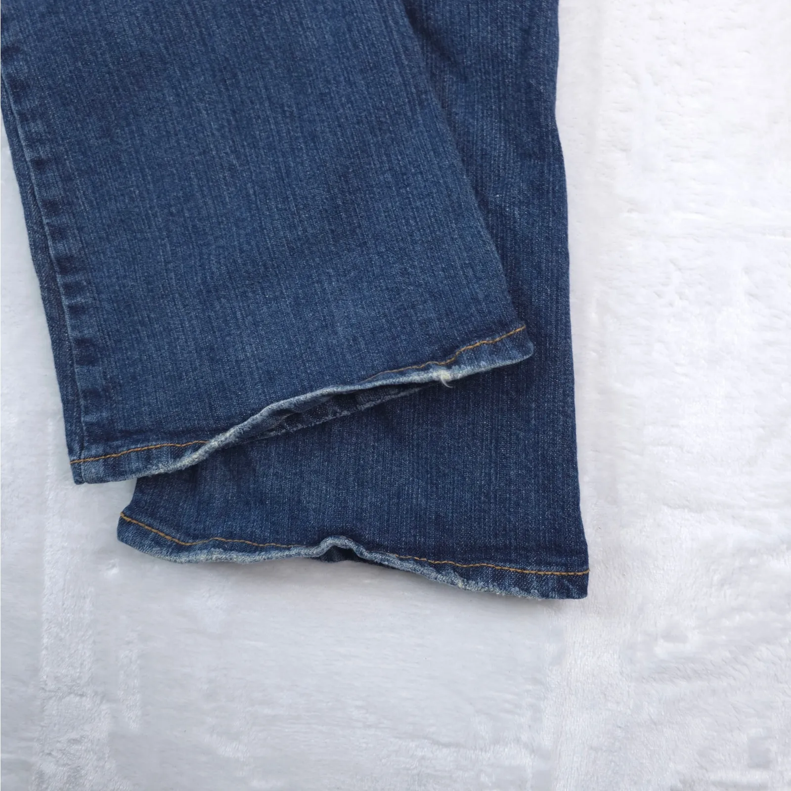 Aeropostale Jeans Womens 3/4 Reg Blue Haley Flare Stretch Denim Y2K Low Rise - Image 7