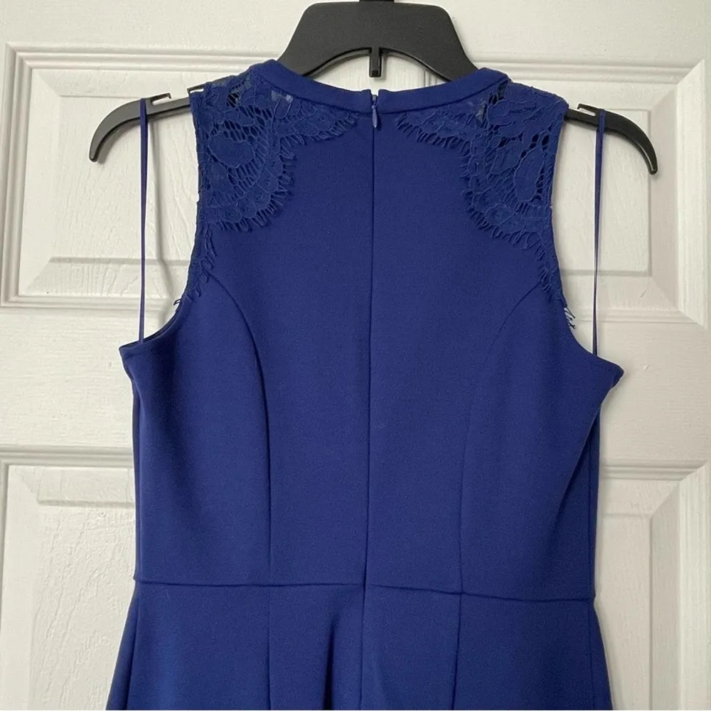 Maison Jules Royal Blue Lace Detail Dress - Size S - Image 65
