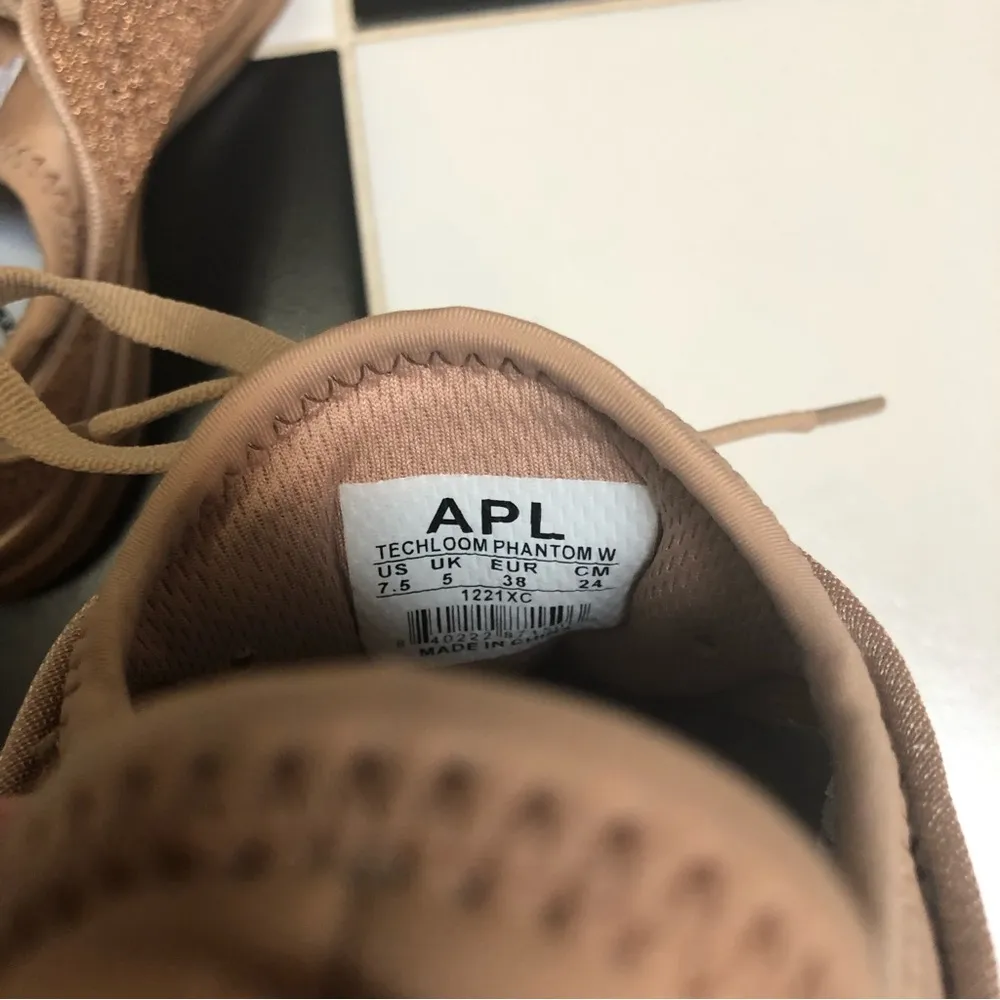 NWOB Techloom Phantom Sneakers Rose Gold Glitter Sparkle 7.5 New Without Box - Image 5