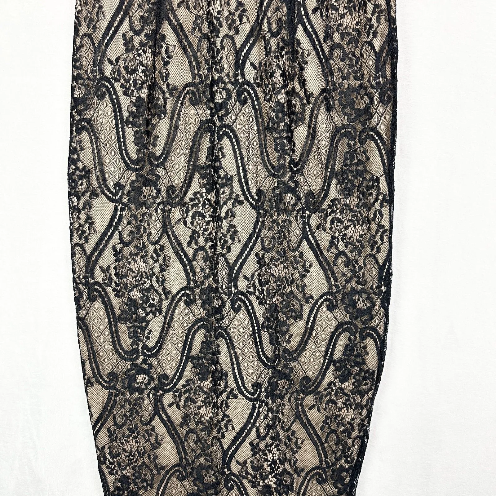 Vici Bring On The Night Lace Chiffon Midi Dress Size Small Whimsigoth Victorian - Image 8