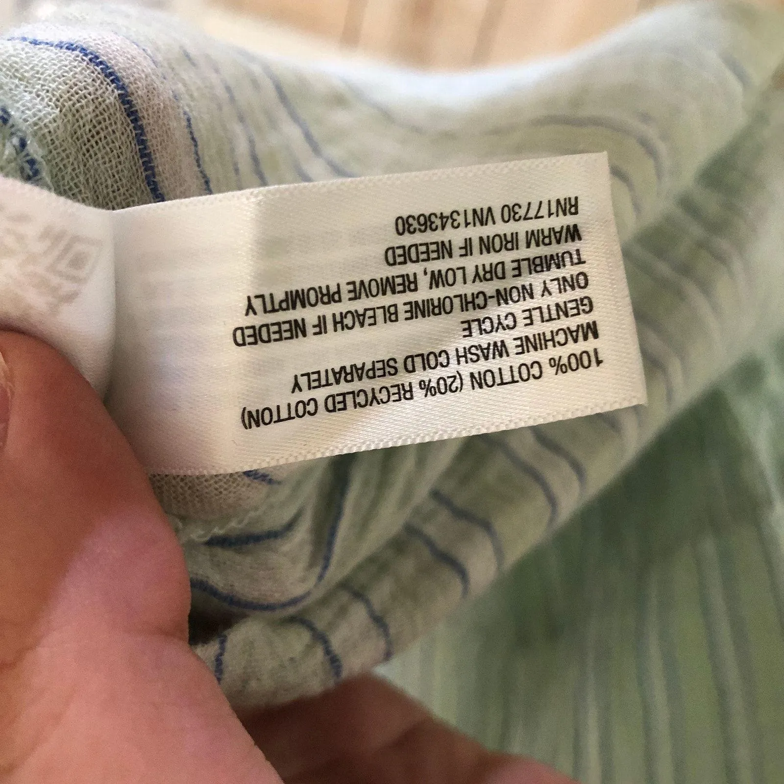 Universal Thread NWOT Women's Mini Sundress Light Green Striped 1X - Image 5