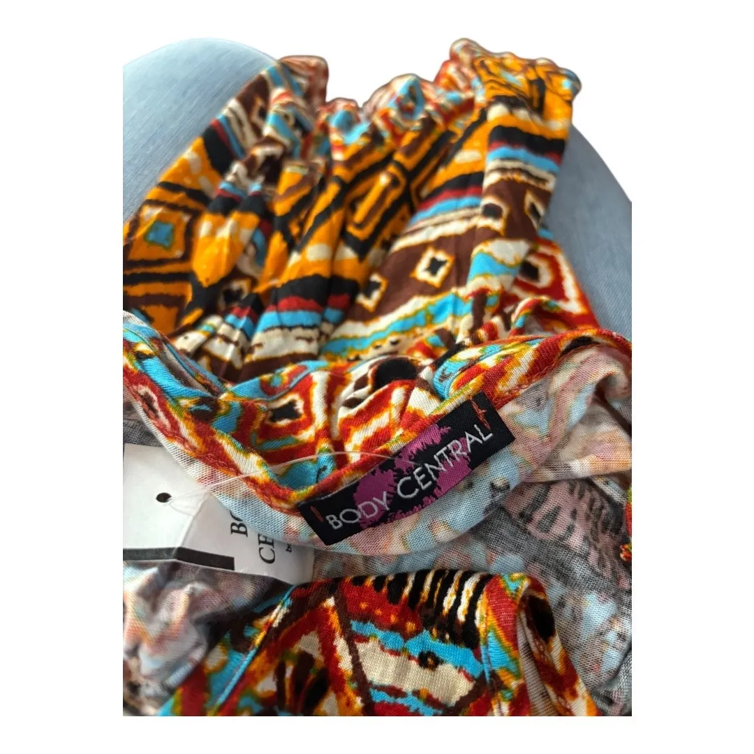 Body Central Orange Aztec Print Tank NWT Size M - Image 4