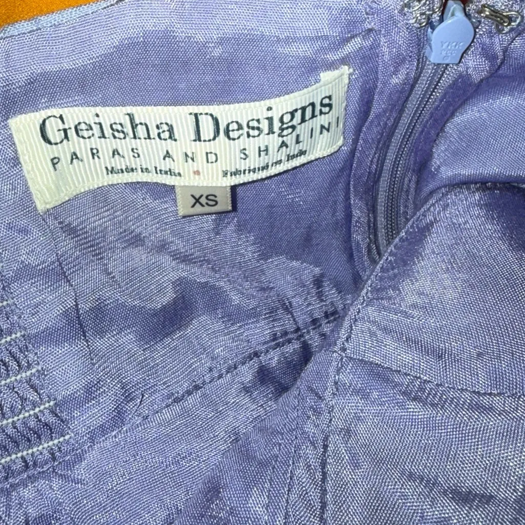 Geisha‎ Designs Sleeveless Floral ruffle Tiered Midi Dress xs - Image 6