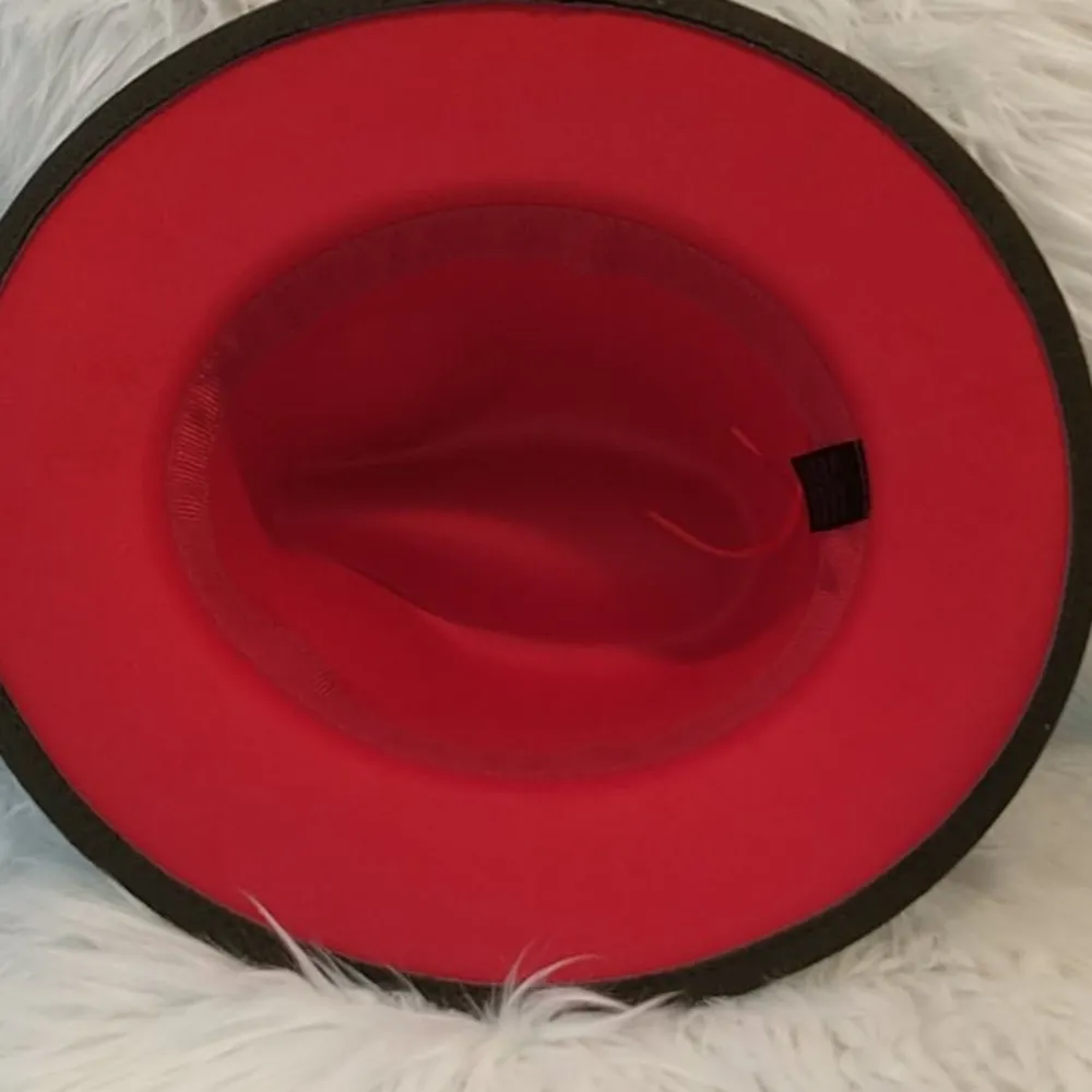 Fedora olive /red Green - Image 2