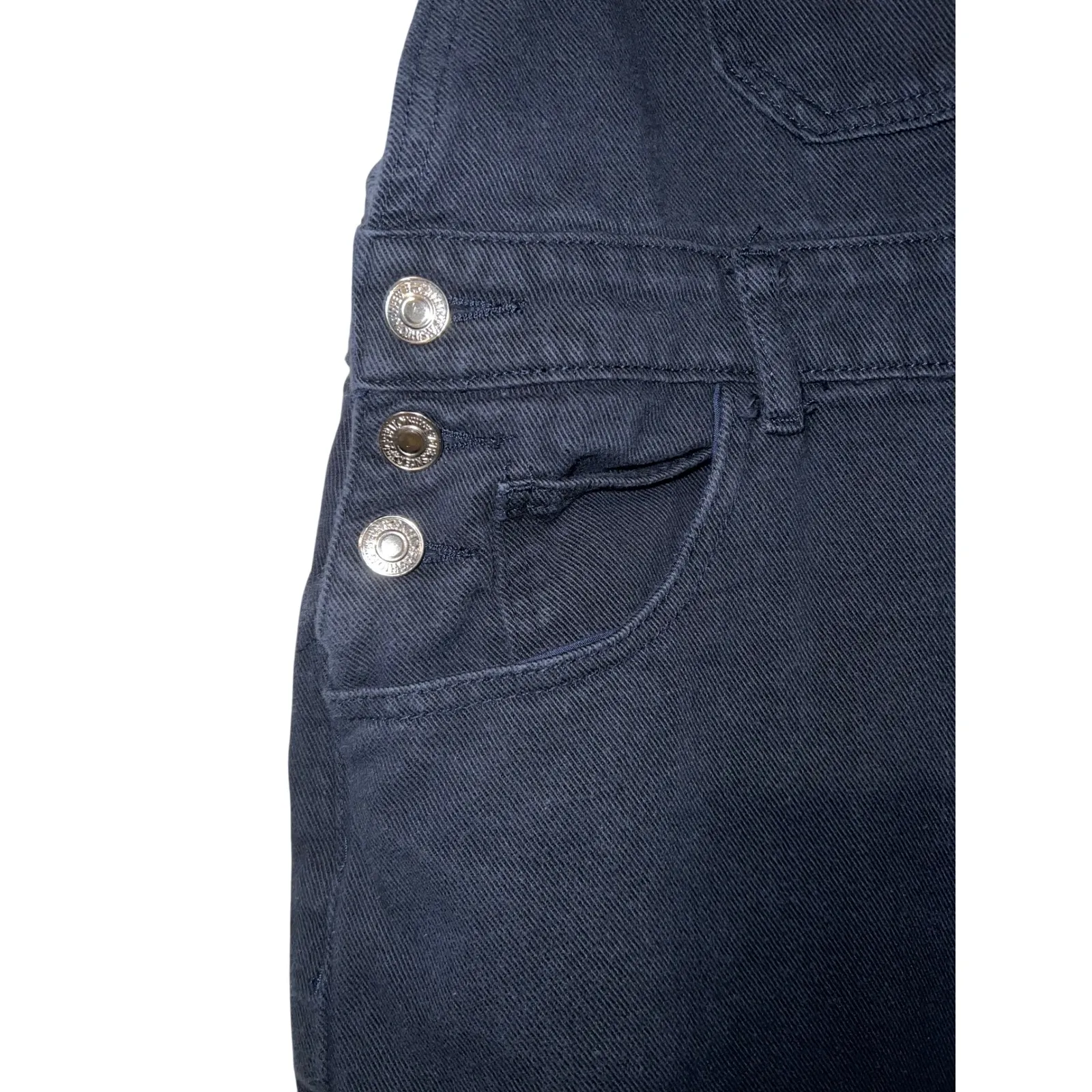 Edikted Sk8Ter Wide Leg Denim Overalls Blue Large Y2K Streetwear‎ Skater EUC - Image 5