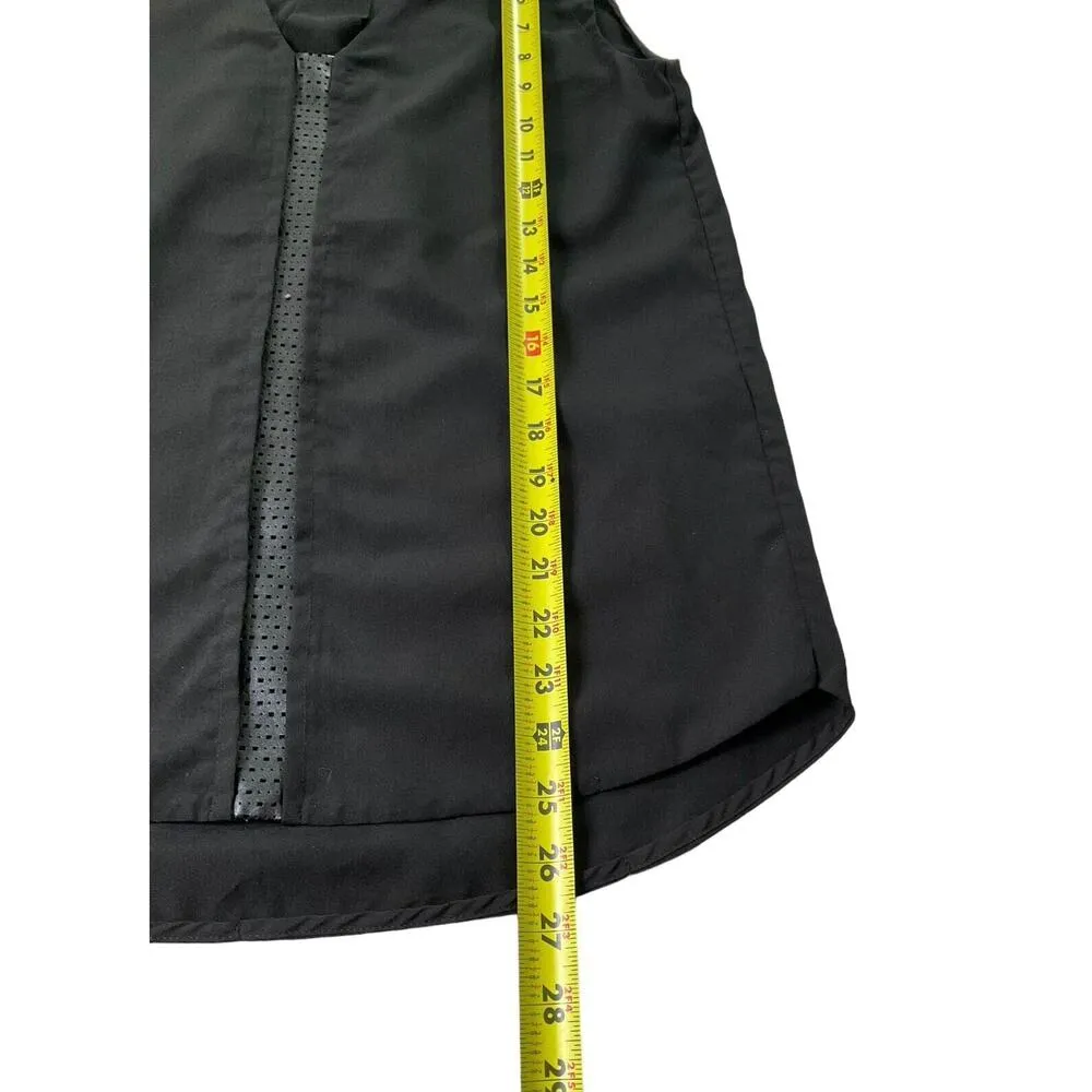 Fate Women Size Small Black Sleeveless Plunge V-Neck (33-444) - Image 6