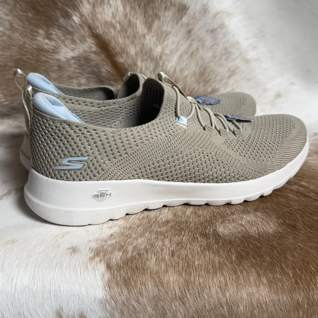 Skechers GOWalk Joy Wshble Vegan Bungee Sneakers-Alia-Taupe- 8.5 D16 - Image 5