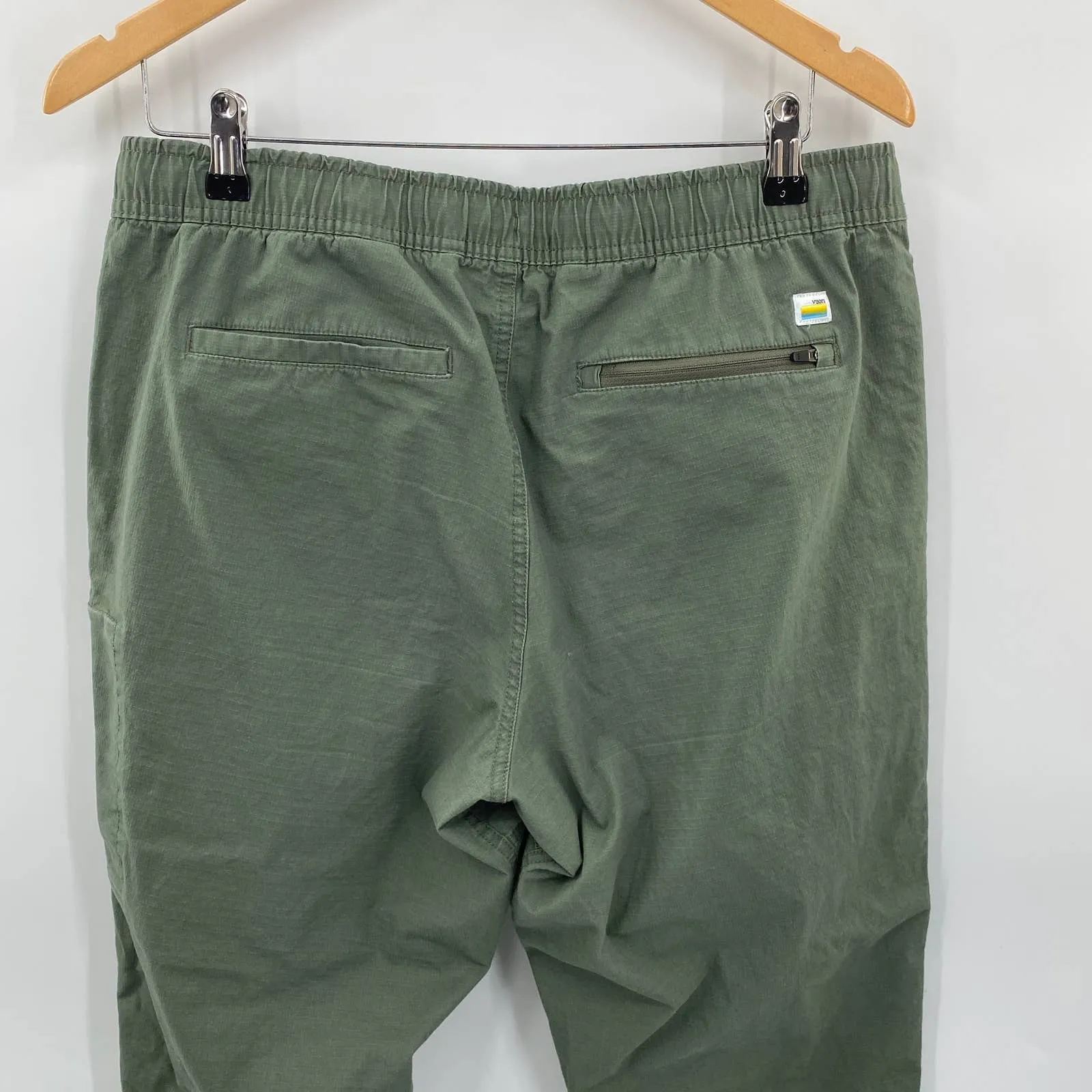 Vuori Ripstop Pants Women XL Army Green *SNAG - Image 8
