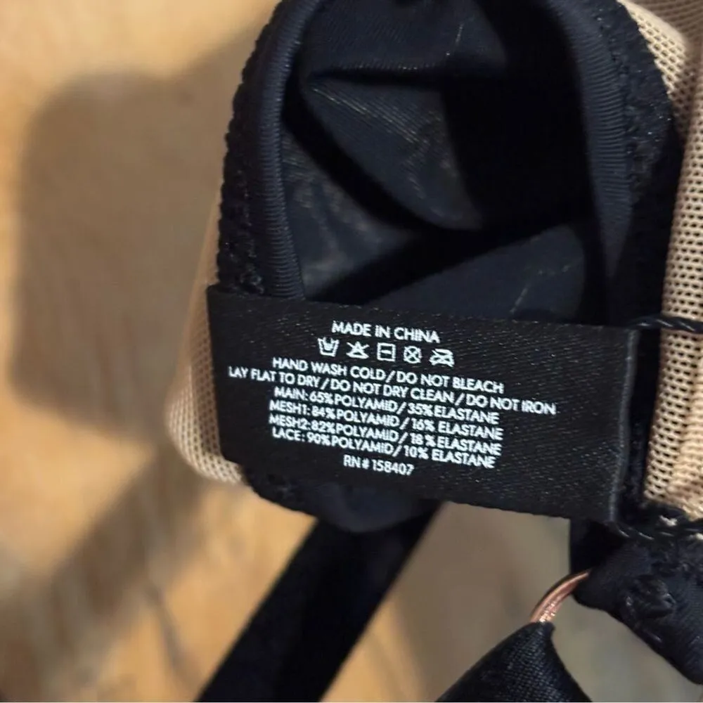 NWT Pinsey Sculpting Lace Shapesuit Med to Heavy Shaping Plus Size 2X Black - Image 12