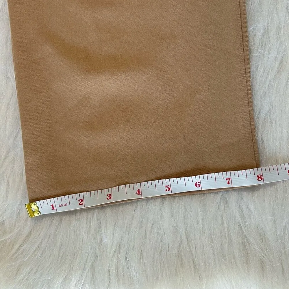 Lulus Kick It Beige High-Waisted Trousers Dress Pants Size XL Pleated Office NWT - Image 13