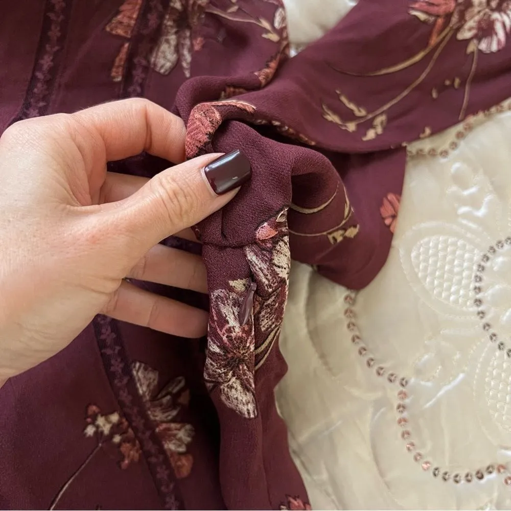 ATSR The Label Kirsten Floral Mini Dress A-Line Fit & Flare Size Small - Image 12