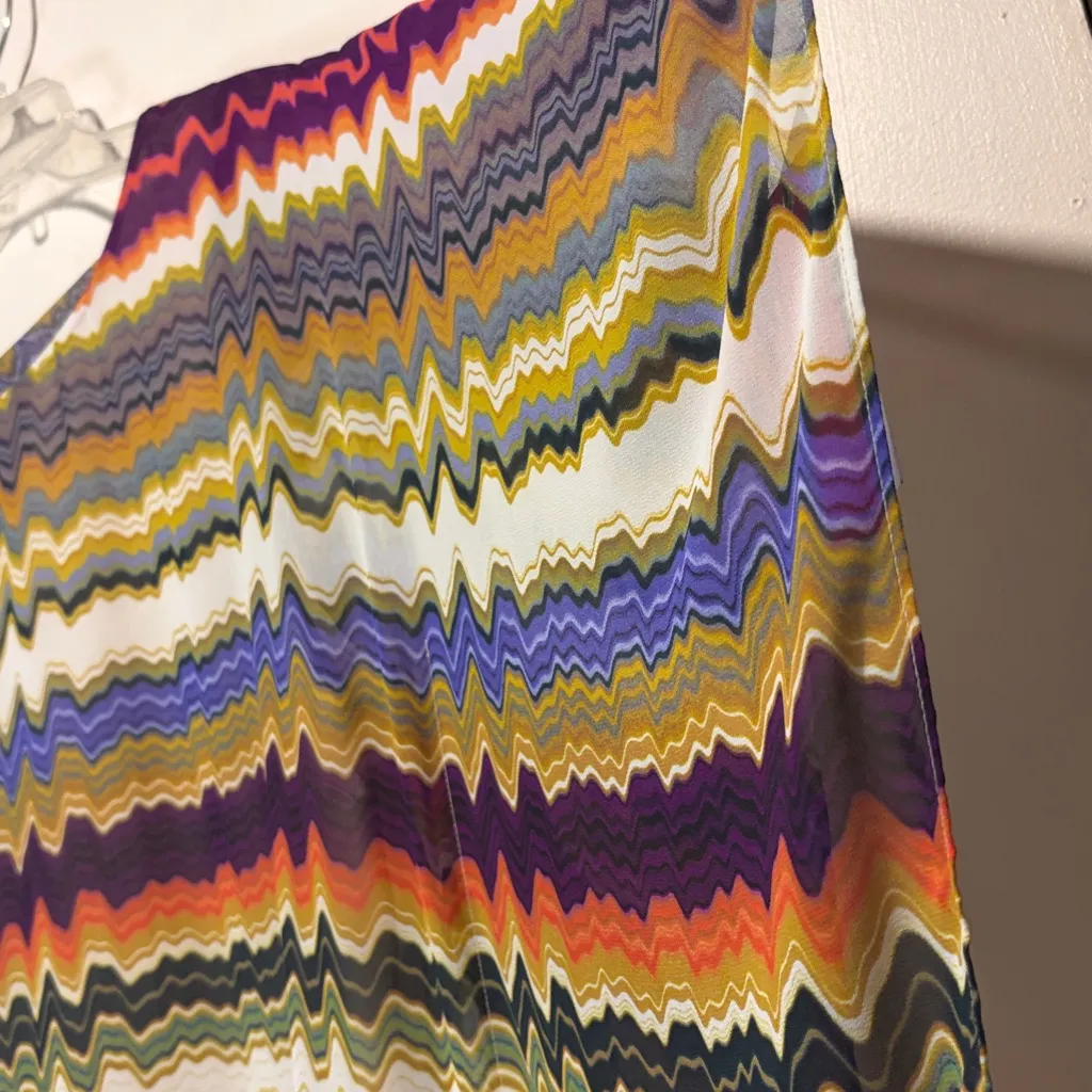 Vince Camuto- NWT Drapy One Shoulder Back Cutout Detail Retro Design Dress- 8 - Image 4