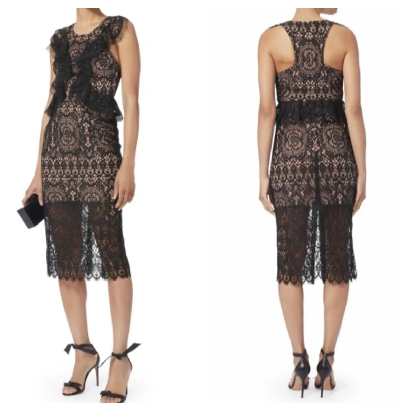 Alexis Narasse Lace Midi Dress - Image 17