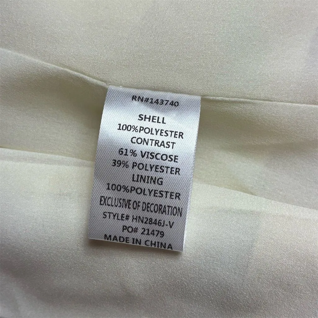 Endless Rose Women's XL Ivory Blazer Jacket Long Sleeve Formal - Image 8