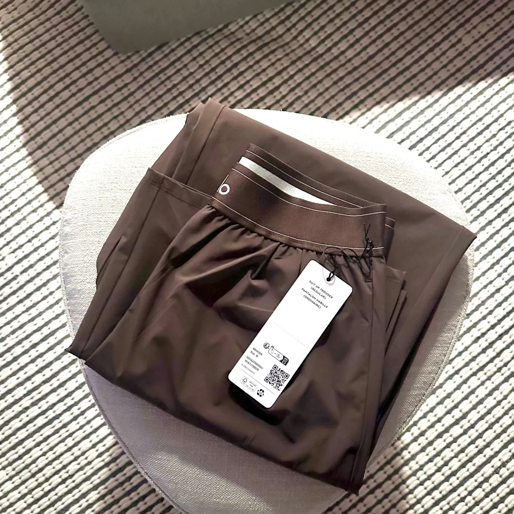 ALO SUIT UP TROUSER REGULAR BROWN - Image 2