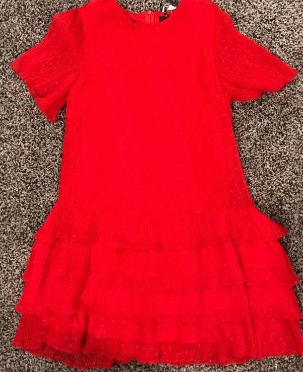 Red Ruffle Dress  - Image 3