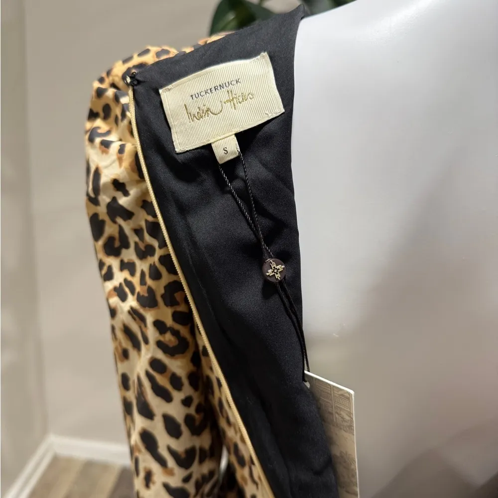 Tuckernuck x India Hicks Leopard Domino Dress | Size S NWT Retail: $198 - Image 10