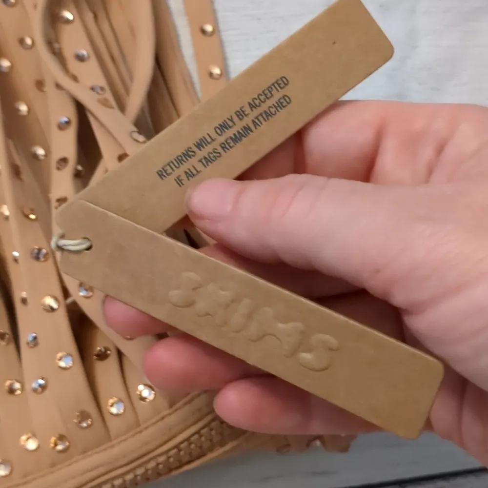 Skims swims ochre rhinestone swim strappy skirt size 3X - Image 7