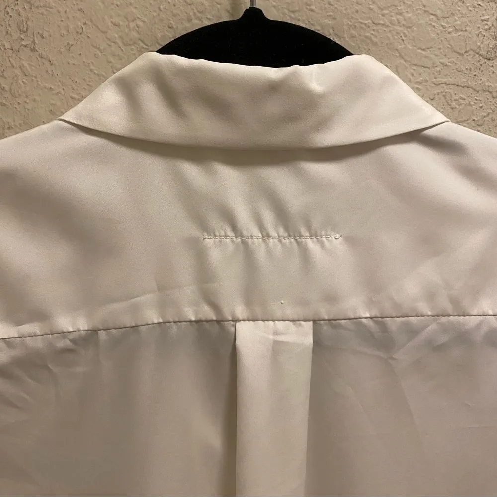 MM6 Maison Martin Margiela White Button Front Size 44 (US Size 8) - Image 9