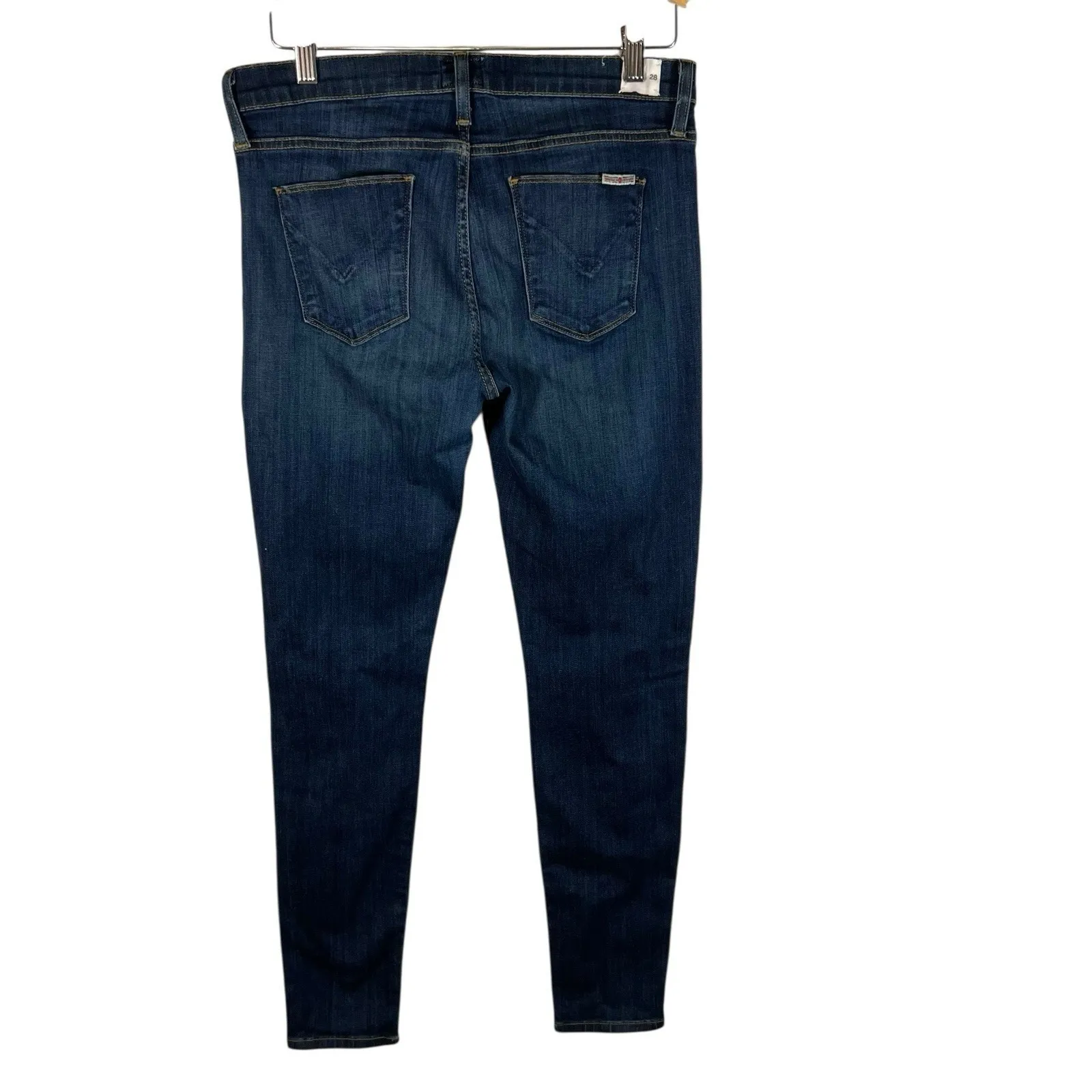 Hudson Jeans Nico Mid-Rise Super Skinny Ankle‎ Jeans Size 28 Distressed - Image 2