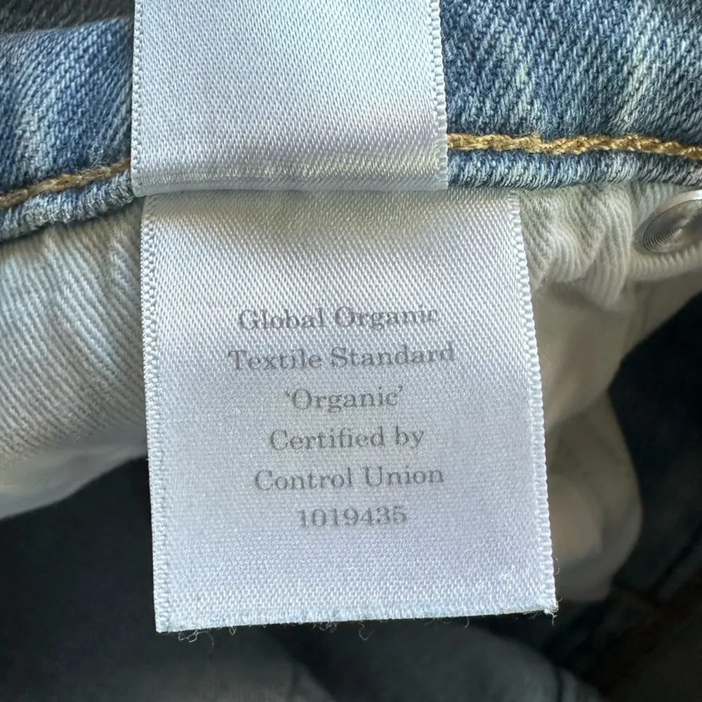 Everlane The Original Cheeky Cotton High Rise Skinny Light Wash Jeans Size 27 - Image 10