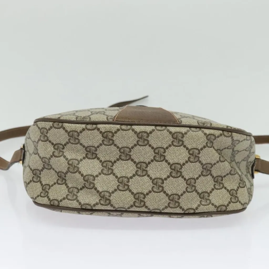 GUCCI GG Supreme Web Sherry Line Shoulder Bag PVC Beige 89 02 032 Authentic - Image 14
