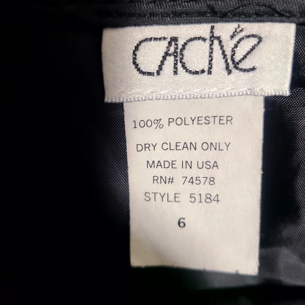 Caché Black Fit‎ And Flare Maxi Skirt Size 4 - Image 7