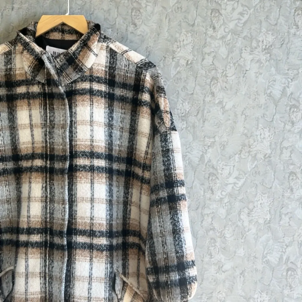 BB DAKOTA by STEVE MADDEN Plaid Women's Jacket - Image 4