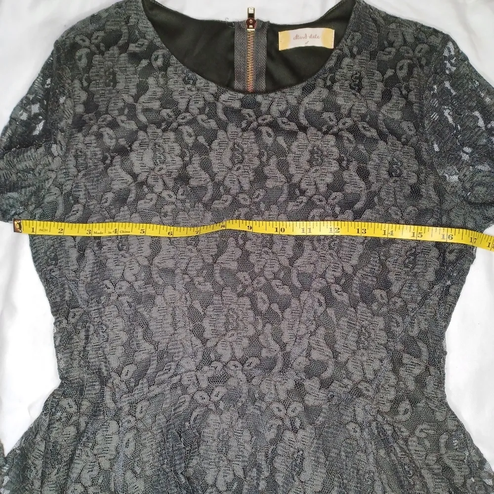 Altar'd state long sleeve black goth lace dress - Image 6