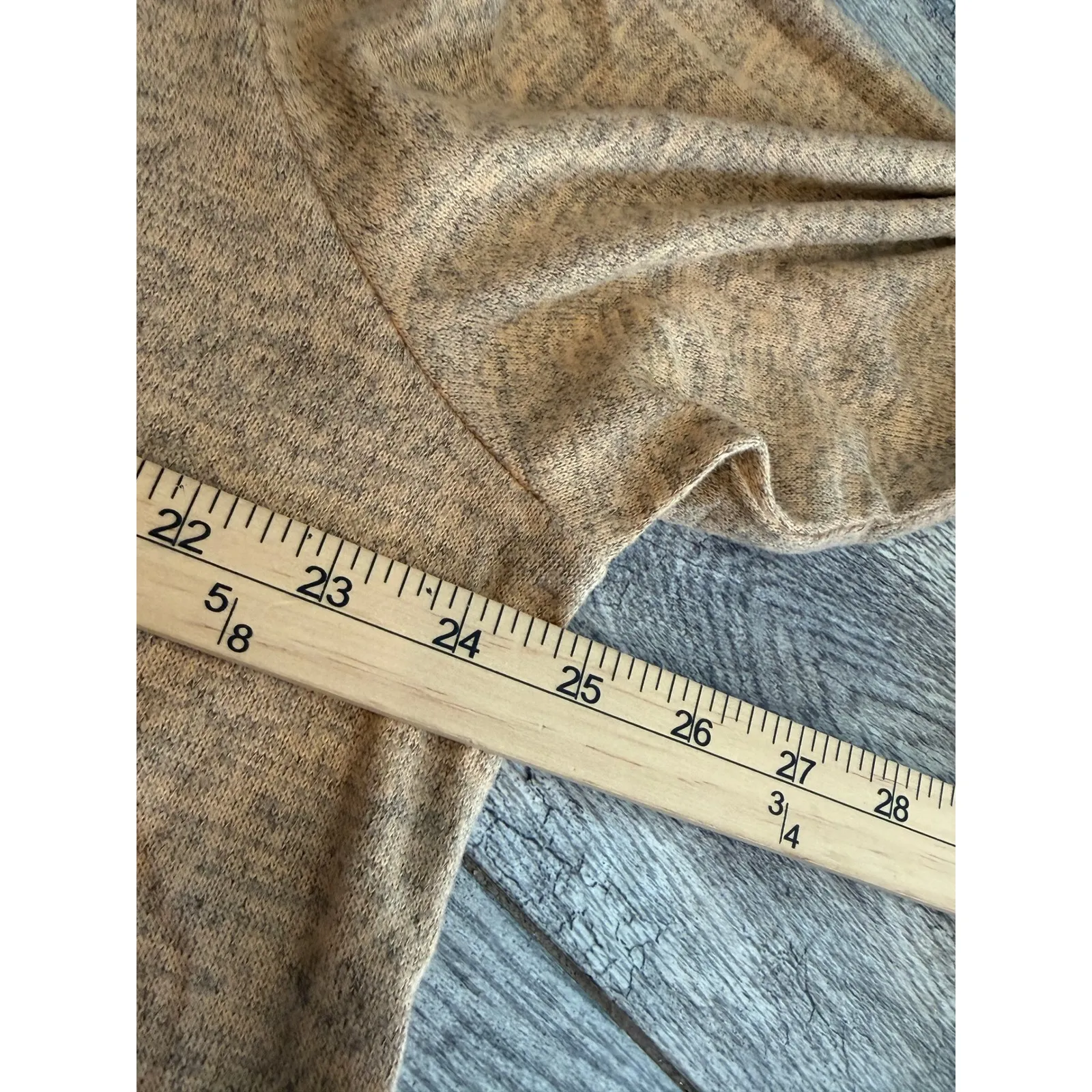 DG2 Diane Gilman Asymmetrical Ruffle Knit Top Plus size 1X Lot of 2 Blouse Tunic Tan - Image 14