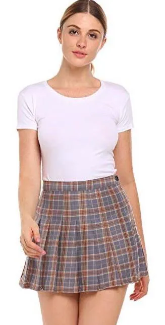 pleated tennis skirt White - Image 3