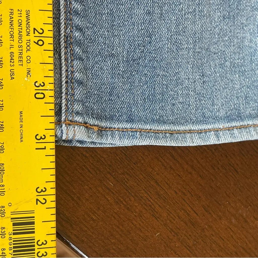 Roxy Light Blue Distressed low-rise Skinny Jeans - Image 8