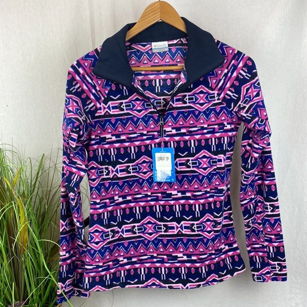 Columbia Glacial IV Fleece Long Sleeve 1/4 Zip Sweater NEW XS - Image 2