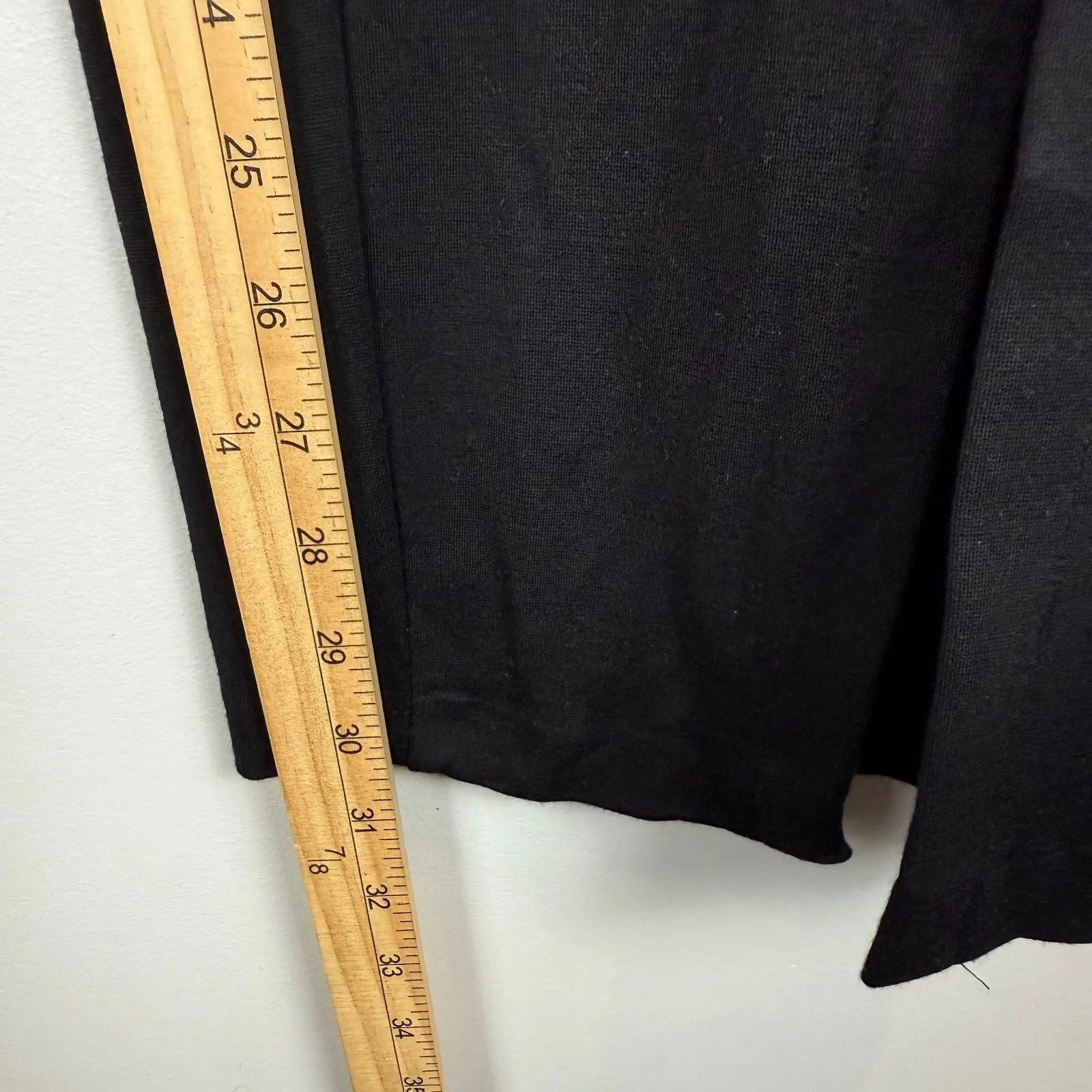 Eloquii Pants Women's 16 Black Stretch Slit Wide Leg Pull-On Trousers Classic - Image 9