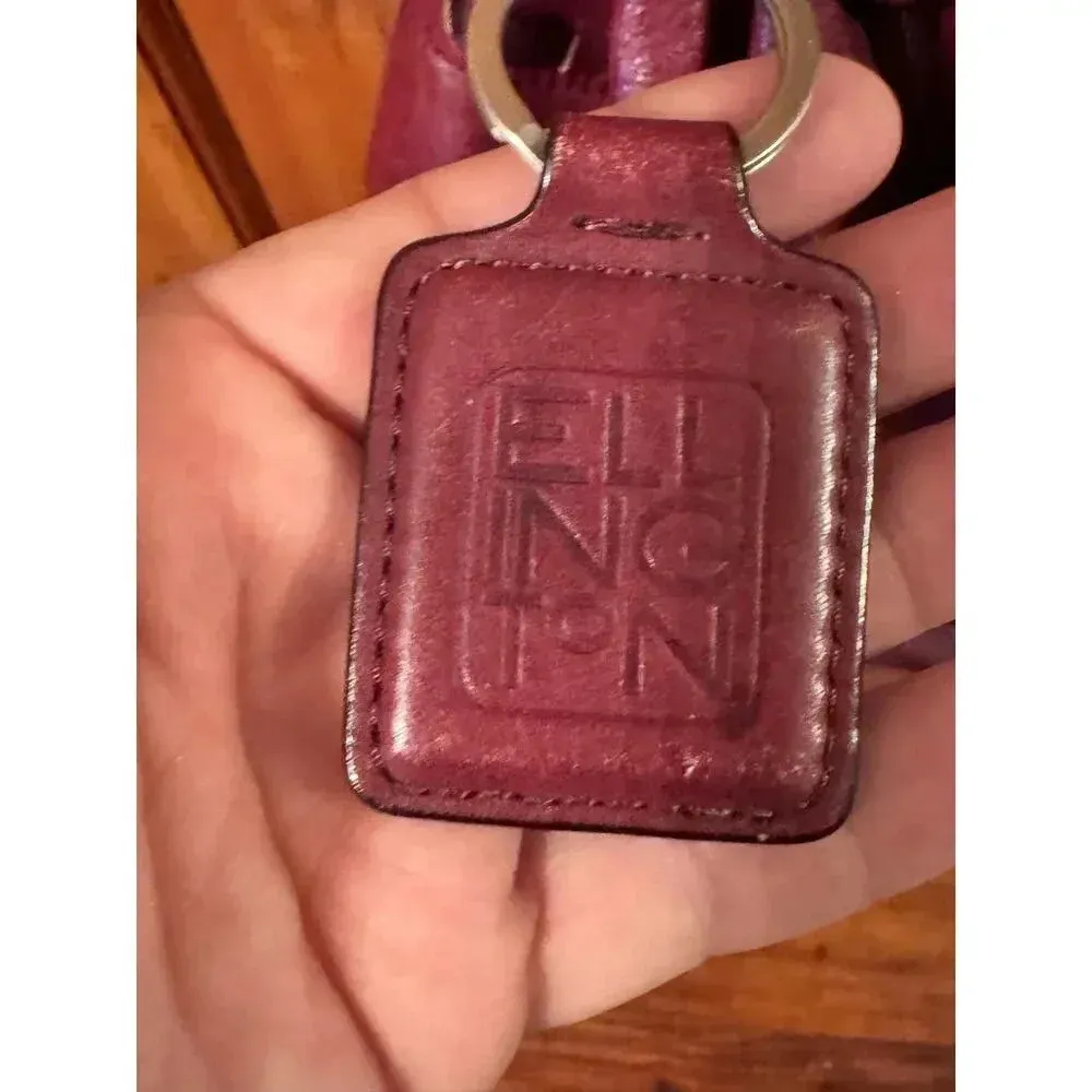 Ellington genuine leather large hobo bucket bag Oxblood Burgundy On trend Red - Image 8