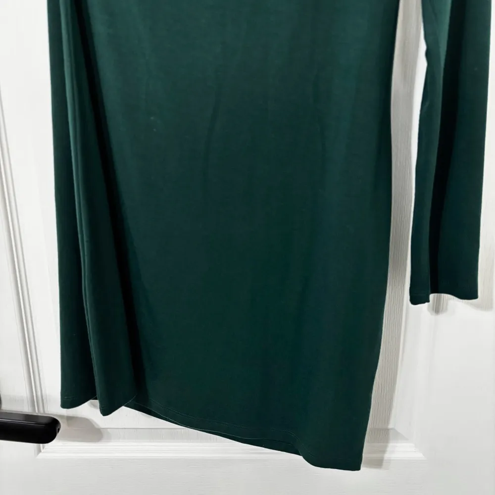 NWOT Reformation Yara One Shoulder Mini
Dress in Emerald Green Size L - Image 2