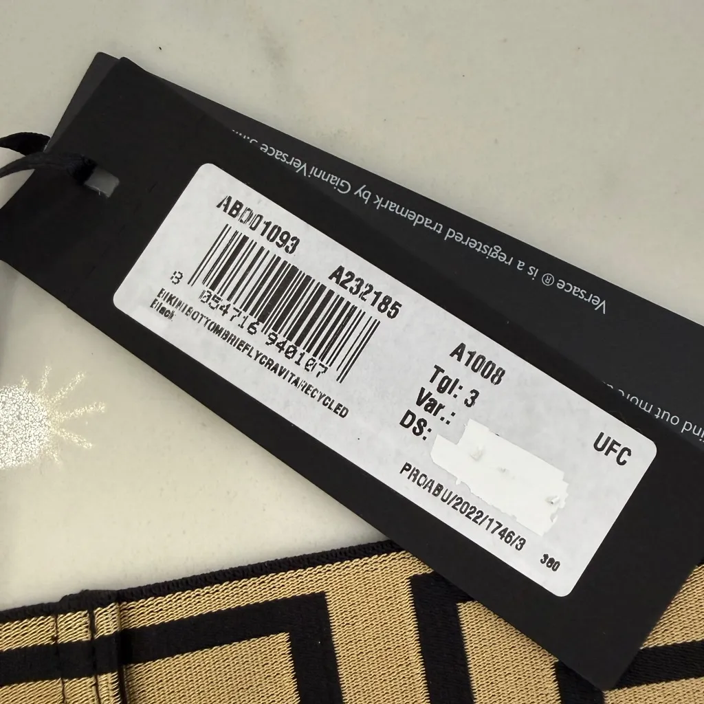 Versace Greca Border Bikini Swim Bottoms - Image 4