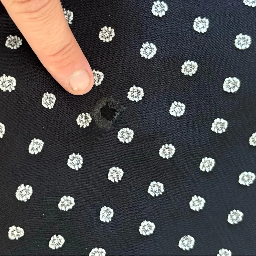 Alexis  davinia polka dot printed tie neck ruffle jumpsuit - Image 5