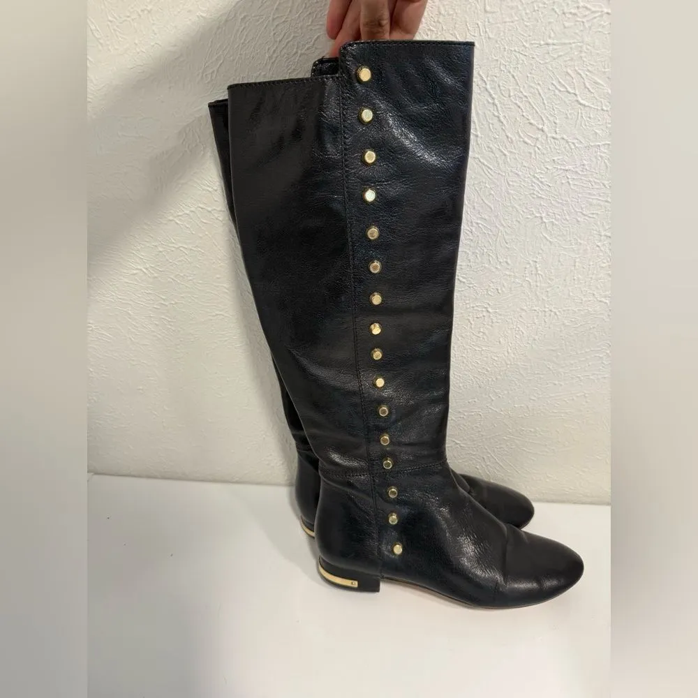 Michael Kors Ailee Black Leather Knee - Image 2