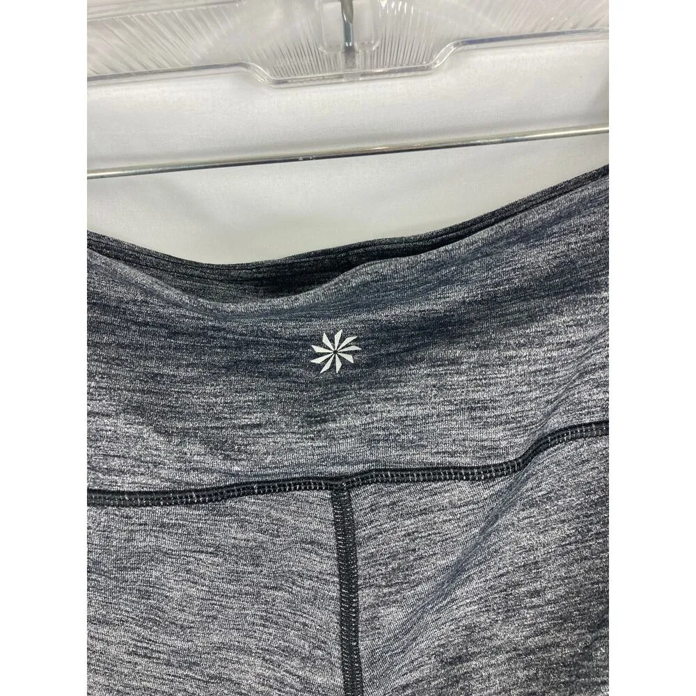 Athleta High Rise Chaturanga Capri Leggings 816130 Grey Size Small - Image 7