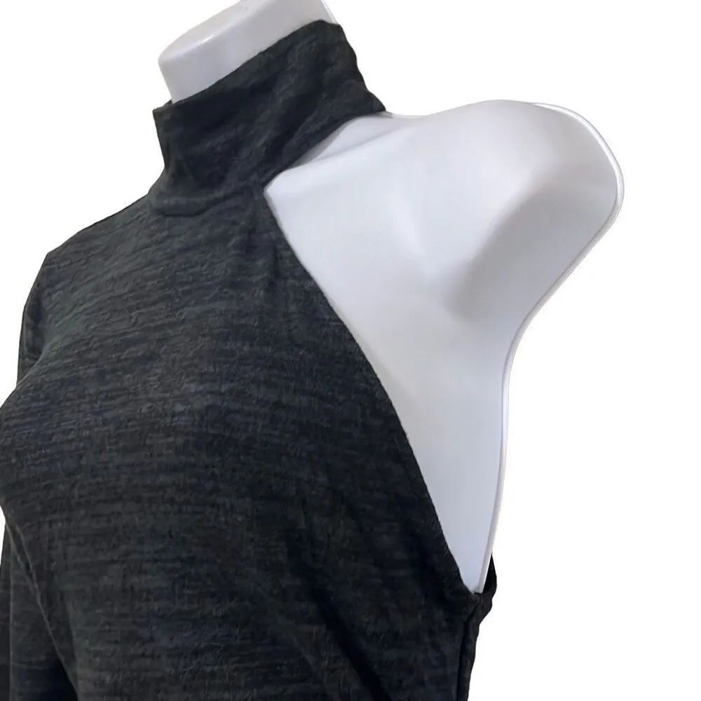 Revolve n:philanthropy Electra Mini Dress Charcoal One Shoulder Bodycon NWT Lg - Image 6