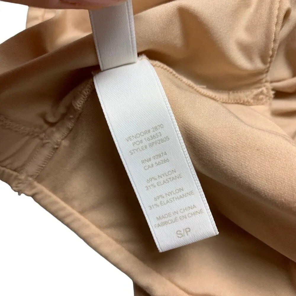 Splendid Beige Crop Top Bralette Stretchy Padded Lounge Wear Casual S Comfort - Image 4