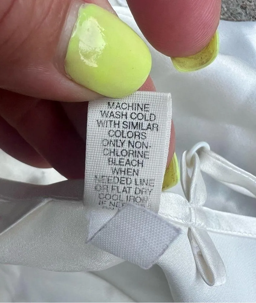 Vintage Y2K Victoria’s Secret Lingerie Slip Negligee Crop Cami Lace Nylon Slinky - Image 5